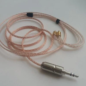 1x 8N OCC COBRE mmcx Cable UE900 Shure SE535 Furutech 3,5 mm Enchufe de rodio - Imagen 1 de 1