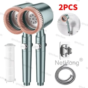 2x Duschkopf Hochdruck Filtration Clean Duschbrause Körpermassage Kopfhaut 5Modi - Bild 1 von 6
