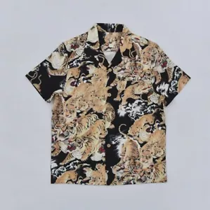 Bob Dong One Hundred Tigers Hawaiihemden Herren Tropical Kurzarm #3 - Bild 1 von 4