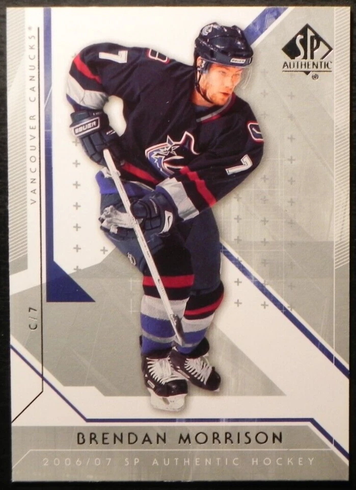 2006-07 06/07 SP Authentic #5 Brendan Morrison Vancouver Canucks - Image 1 of 2