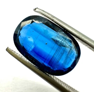 Kyanite Blue Sapphire Gemstone, Natural Kyanite Cut Loose Gemstone 2.85Ct 11x7mm - Image 1 of 4