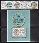 Sierra Leone 1809-10 Boy Scouts Mint NH