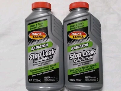 TWO Bars Leaks Radiator Sealer Coolant Additive 11 oz Bottles FREE SHIPPING - Image 1 of 2