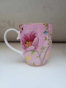 Pip Studio Tasse 350 ml Chinese Garden Rosa Pink Bunt Becher Haferl *wie Neu* - Bild 1 von 4