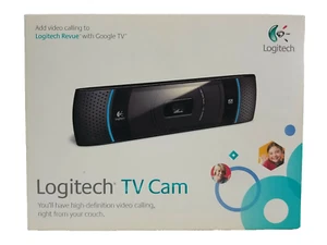 Logitech TV Cam Web Cam HD 720 videochiamata widescreen Skype Zoom SCATOLA APERTA - Foto 1 di 12