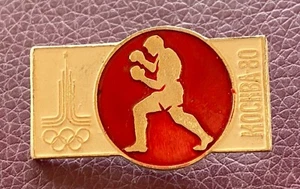 MOSCOW 1980 - OLYMPIC BOXING  PIN - Picture 1 of 1