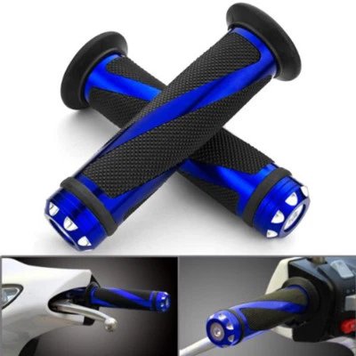Motorcycle 7/8" Hand Grips Handle Bar For Suzuki GSXR600 750 1000 Honda CBR600RR - Image 1 of 4