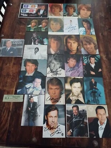 Roland Kaiser - 25 Original Autogramme - Sammlung - Aktuelle CD - Briefmarken - Bild 1 von 18