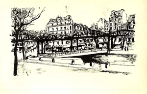 DE GALLARD MICHEL LITHOGRAPHIE NON SIGNEE - Foto 1 di 1