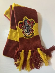 Wizarding World Harry Potter Universal Studios Gryffindor Scarf Striped Yellow - Picture 1 of 2