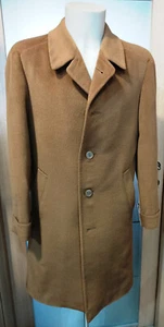 CAPPOTTO UOMO D'AVENZA TG 39R ITA 48 CAMMELLO SARTORIALE stile caraceni attolini - Picture 1 of 7