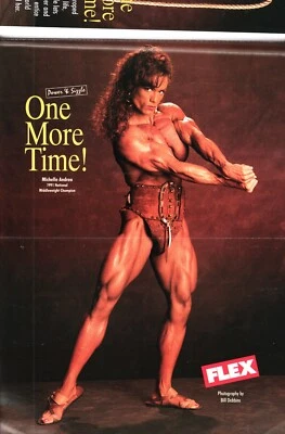 Flex Magazine 06/1997 Michelle Andrea Suzan Kaminga Yolanda Hughes Kim Chizevsky - Image 1 of 4