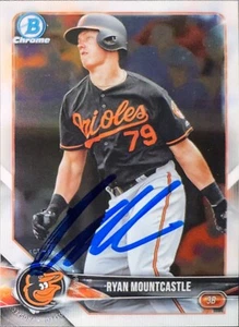 2018 Bowman Chrome #BCP167 Ryan Mountcastle Rookie Baltimore Orioles AUTO SIGNED - Picture 1 of 1