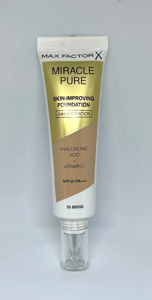 Max Factor Miracle Touch Skin-Improving Foundation, 30 ml - 55 Beige - Bild 1 von 1