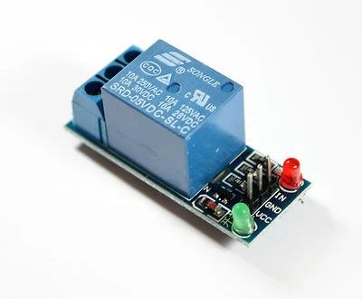 1-Kanal-Relais-Modul, 5V Relay-Module mit Status-LEDs für Raspberry Pi, Arduino - Bild 1 von 2