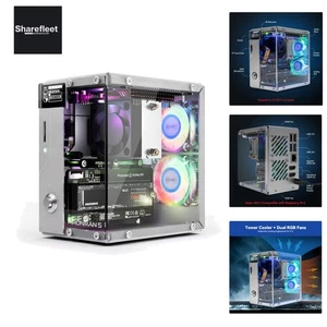 Pironman 5 NVMe M.2 SSD PCIe Mini Case PC per Raspberry Pi 5 Hailo-8L AI B... - Foto 1 di 11