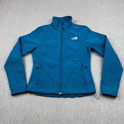 The North Face Jacket Womens XS Blue Apex Bionic Floral Full Zip Fleece Outdoor - Image 1 of 4