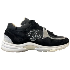 Chanel Hombre CC Runner Zapatillas bajas Negras EU 42 / UK 8 - Imagen 1 de 23