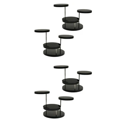  4 StückSchmuck-Ausstellungsstand AcrylRotating3 Schicht-Halskette - Bild 1 von 4