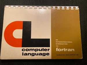 Computersprache: Eine Autoinstructional Einführung in Fortran, 1962 TOP - Bild 1 von 3