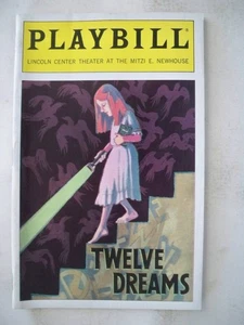 TWELVE DREAMS Playbill KATHLEEN CHALFANT / HARRY GROENER / DONNA MURPHY NYC 1995 - Picture 1 of 2
