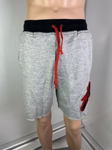 Fetty Wap Zoo Gang Records Men’s Athletic Shorts Gray Black Red Logo Size S - Picture 1 of 5