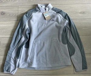 Nike Trail Polartec 1/4 Zip Fleece Top Mens Size Medium FV9962-289 Grey - Picture 1 of 9