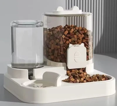 Alimentador Automático para Perros y Gatos con Fuente de Agua - Imagen 1 de 4