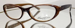 KENNETH COLE NEW YORK KC189 050 Eyeglasses BROWN/AMBER New Plastic 53-15-135 - Picture 1 of 13