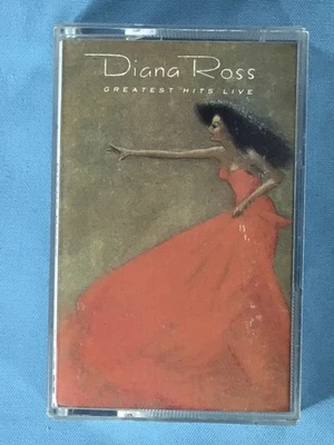 Diana Ross Greatest Hits  Live Cassette Tape Album Great Condition EMI 1989 - Image 1 of 4