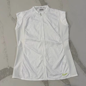 Gilet Nike Golf Tour Performance full zip donna taglia media bianco leggero - Foto 1 di 10