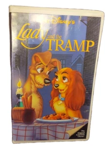 Disney’s Lady and the Tramp VHS Kassette VINTAGE VCR Retro Klappkoffer MCM - Bild 1 von 4