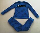 Tesco Boy's Blue Playstation Controller Pyjama Set Age 11-12 Years - Good Used