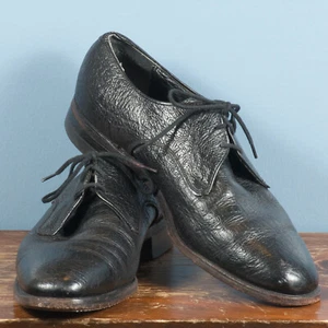 🇨🇦 VTG Florsheim Imperial McHale 8.5 D Kudu Plain Toe Derby 79163 Very Good  - Picture 1 of 9