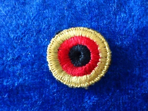 NVA6) RDA insignia de tela insignia de gorra crocada soldado NVA policía popular MdI 2 cm - Imagen 1 de 2