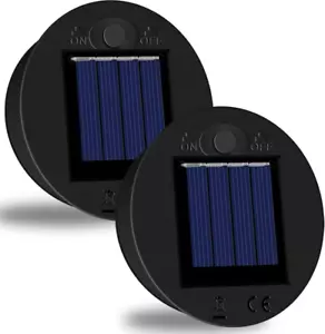 2 Pack Lanterns Replacement Top Solar Light Parts 8 Lm Waterproof baterry,2.76In - Picture 1 of 11
