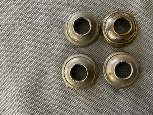 1936 Plymouth interior door window crank handle escutheon - Picture 1 of 2