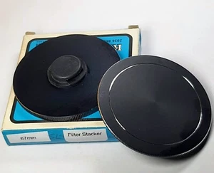 67mm Metal Stack Filter Cap Set To Stack Protect Store Case 67 mm E-67 Stacker - Picture 1 of 4