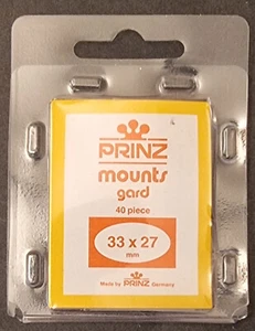 Scott precut Stamp Mounts Black GARD 33mmx27mm - Picture 1 of 1