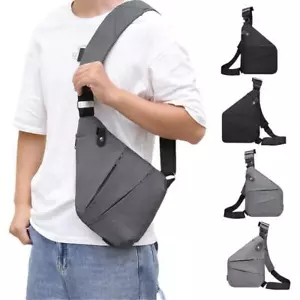 Men Women Cross Body Chest Anti Theft Travel Bag Crossbody Travel Shoulder Bag - Picture 1 of 7