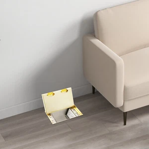 Gold Hidden Floor Socket Box, Indoor Floor Recessed Electrical Outlet 125V/15A - Picture 1 of 14