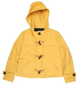 Scharnier Damen senfgelb Wollmischung Freizeit Militär Jacke Größe Medium - Bild 1 von 2