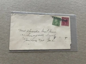 US 1931 Paquebot Cover +SS Ward Line +Bi-Color Franking + Paquebot Chop - Picture 1 of 2