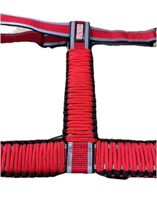 Kong On The Go Reflective Paracord Adjustable Dog Harness, Red, Large - Picture 1 of 6