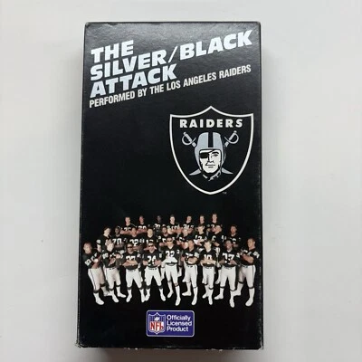 The Silver Black Attack VHS Video Performed by The Los Angeles Raiders 1986 - Image 1 of 4