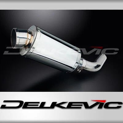 Комплект овального глушителя выхлопной системы из нержавеющей стали для Honda VFR800 Interceptor 1998-2001 годов выпуска - Изображение 1 из 4