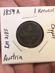 Austria 1 Kreuzer 1851-A KM# 2185 - Picture 1 of 5