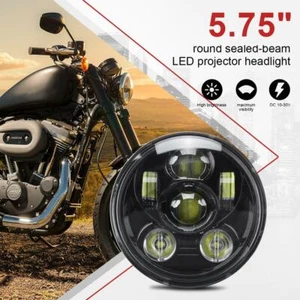 5.75" LED Headlight DOT DRL For Honda VTX 1300 C R RETRO VTX 1800 C R S N RETRO - Picture 1 of 12