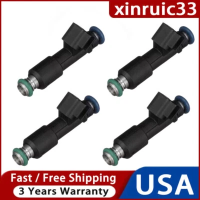 Set(4) Fuel Injector fit for Pontiac G4 2.2L L4 2006 G5 2.2L 2007 2008 2009 2010 Foto 1 de 4