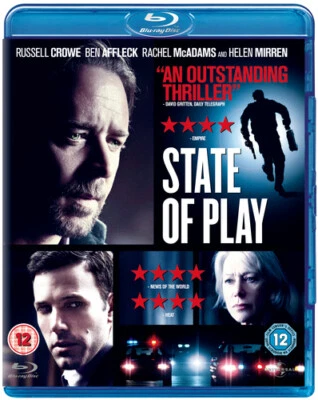 State of Play Blu-ray (2009) Rachel McAdams, Macdonald (DIR) cert 12 Great Value - Image 1 of 2